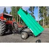 Sansen kippikärry pikkutraktoriin / 1-akselinen peltilaidoilla