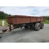 Maansiirtokärry 2-akselinen / Hydraulisella takalaidalla, katso video!