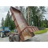 Maansiirtokärry 2-akselinen / Hydraulisella takalaidalla, katso video!