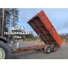 Kipa telikippikärry 11 tn - peltipohja / Hydrauliset jarrut, alvillinen, katso video!