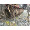 Junkkari Simulta 250cm kylvölannoitin / Kiekkovantaat takana, piensiemenlaitteella