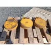 Painoja 3 kpl keltaisia pyöreitä / Paino 20 kg/kpl