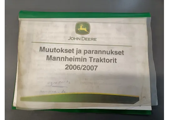 John Deere Mannheimin traktorit / Muutokset ja parannukset 2006/2007