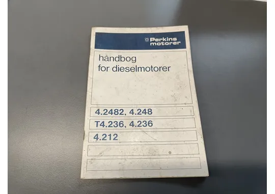 Perkins moottoreiden ohjekirja / Tanskankielinen