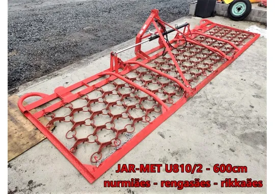 Jar-Met U810/2 rengasäes / Työleveys 600cm - Hydraulinen