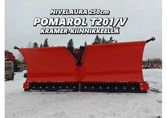 Pomarol T201/V250 nivelaura - 250cm / Kramer kiinnikkeellä - Katso video!
