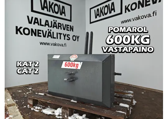 Pomarol 600kg vastapaino / etupaino / KAT 2 / CAT 2 kiinnitys