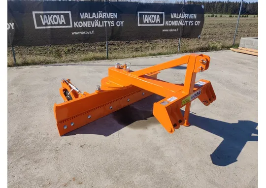 FK Machinery 160cm perälevy / Tukipyörillä, terä hardox ura/sileä
