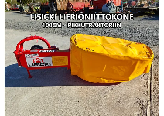 Lisicki 100cm lieriöniittokone / Pikkutraktoriin tarkoitettu kone