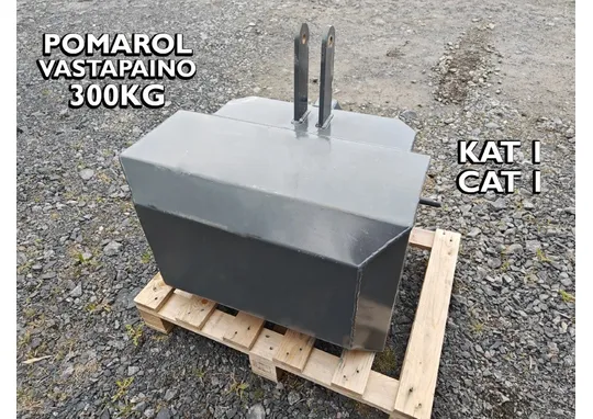 Pomarol 300kg vastapaino / etupaino / KAT 1/ CAT 1 kiinnitys