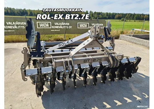 Rol-Ex BTE - 270cm lautasmuokkain / Mekaaninen pakkerinsäätö