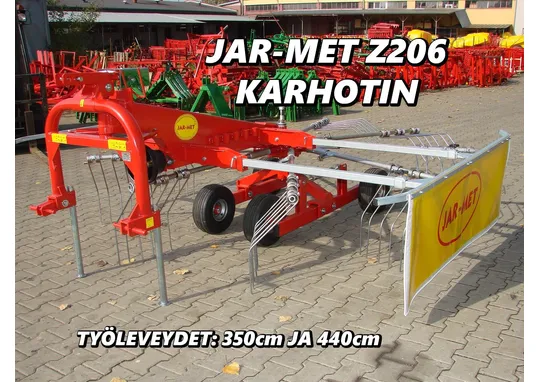 Jar-Met Z206 karhotin - 350cm / Telialustainen - UUSI - VIDEO