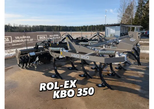 Rol-Ex KBO 350cm kultivaattori / mm. U-kiekkopakkeri  Katso video!