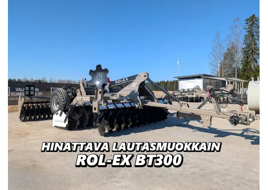 Rol-Ex BT 300 lautasmuokkain / Hinausvarustus - U-kiekkopakkeri