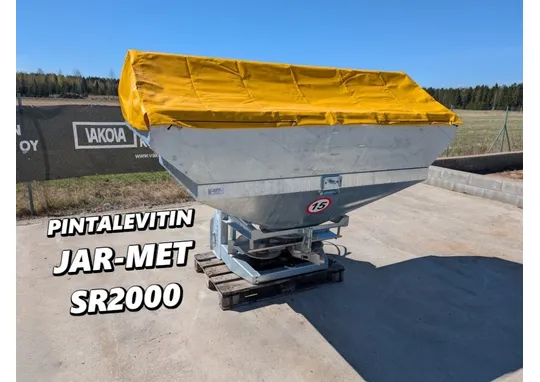 Jar-Met SR2000 pintalevitin, galvanoitu / Kahdella lautasella, katso video!