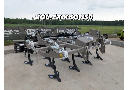 Rol-Ex KBO 350cm kultivaattori / Hydraulinen putkipakkeri 60cm - Video!