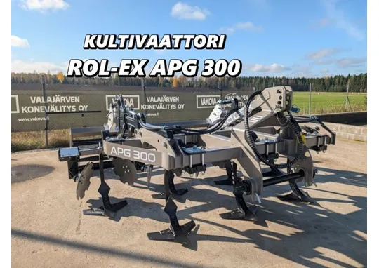 Rol-Ex APG 300 kultivaattori / Hydraulisella putkipakkerilla