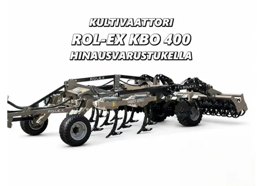 Rol-Ex KBO 400cm kultivaattori / Hinausvarustuksella