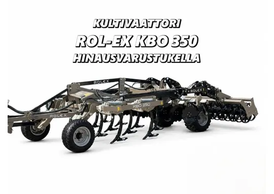 Rol-Ex KBO 350cm kultivaattori / Hinausvarustuksella