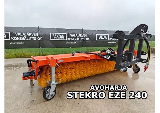 Stekro EZE 240 avoharja / Hydraulisesti toimiva! Katso video!