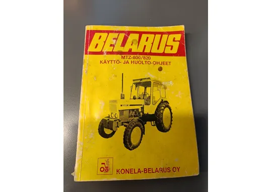 Belarus MTZ-800/820 / Käyttö- ja huolto-ohjeet