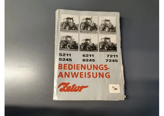 Zetor 5211, 5245, 6211, 6245, 7211, 7245 / Ohjekirja
