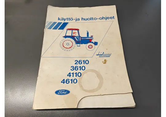 Ford 2610, 3610, 4110, 4610 / ohjekirjan lisäosa 4-veto malleihin