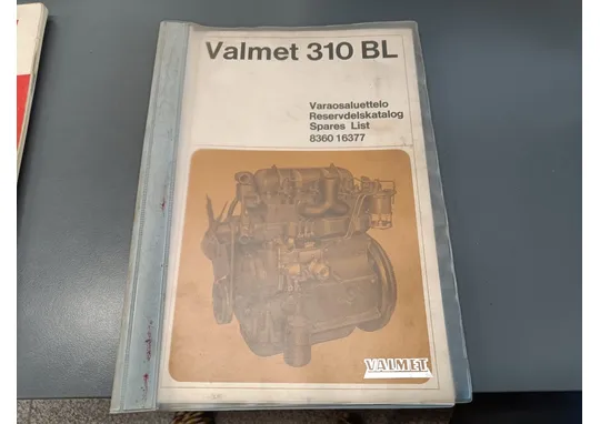 Valmet 310 BL varaosaluettelo /