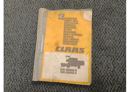 Claas Dominator 48 ja 38 puimurien / Ohjekirja ruotsinkielinen