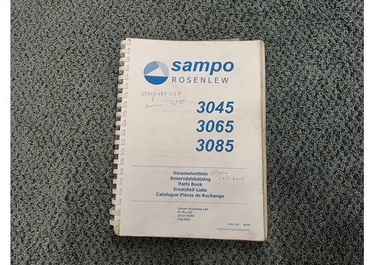 Sampo Rosenlew 3045, 3065 ja 3085 / Leikkuupuimureiden varaosaluettelo