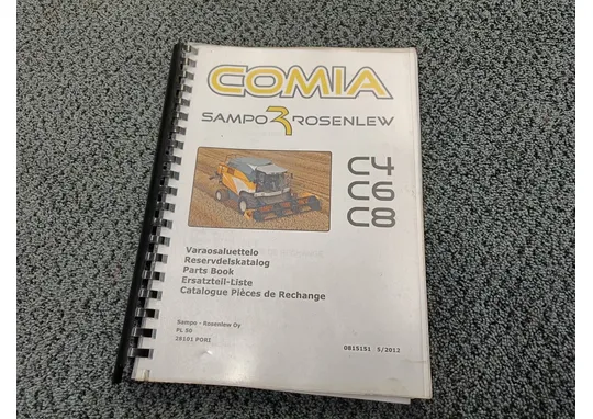 Sampo Rosenlew Comia C4, C6 ja C8 / Leikkuupuimureiden varaosaluettelo