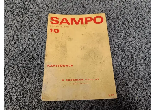 Sampo 10 / Leikkuupuimurin käyttöohjekirja