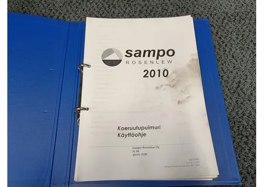 Sampo Rosenlew 2010 koeruutupuimurin / Käyttöohje