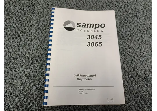Sampo Rosenlew 3045 ja 3065 / Leikkuupuimurin käyttöohjekirja