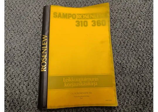 Sampo Rosenlew 310 ja 360 / Leikkuupuimurin korjauskäsikirja