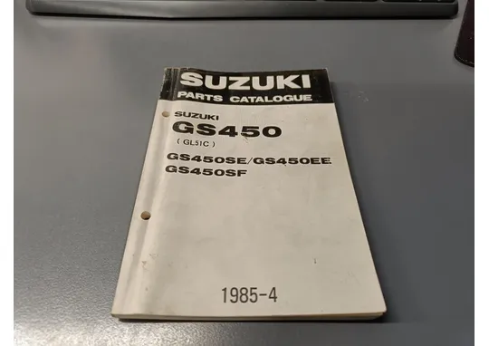 Suzuki GS450 (SE/EE/SF) / Moottoripyörän varaosaluettelo