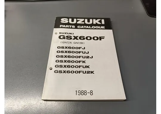 Suzuki GSX600F (J/K) / Moottoripyörän varaosaluettelo