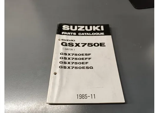 Suzuki GSX750E (SF/FF/F/SG) / Moottoripyörän varaosaluettelo