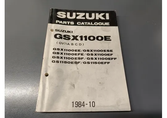 Suzuki GSX1100E (E/F) / Moottoripyörän varaosaluettelo