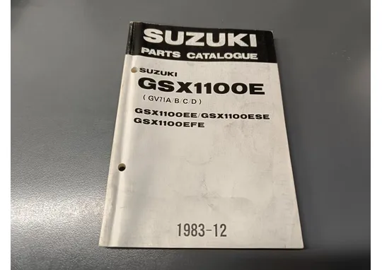 Suzuki GSX1100 (EE/ESE/EFE) / Moottoripyörän varaosaluettelo