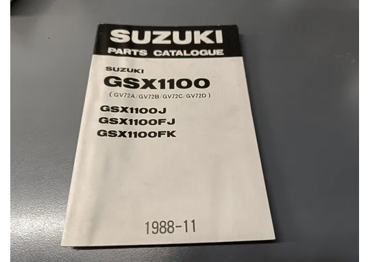 Suzuki GSX1100 (J/FJ/FK) / Moottoripyörän varaosaluettelo