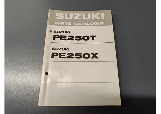 Suzuki PE250 (T/X) / Moottoripyörän varaosaluettelo