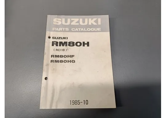 Suzuki RM80H (F/G) / Moottoripyörän varaosaluettelo