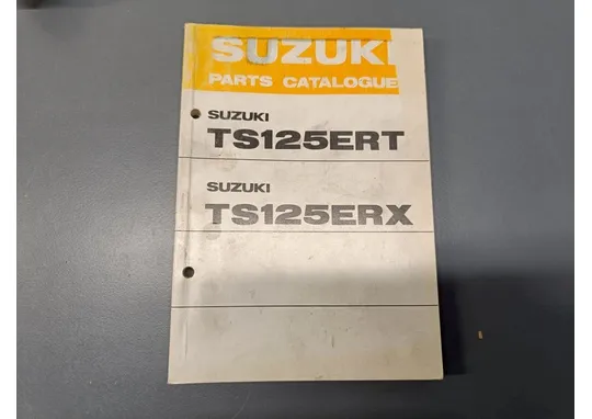 Suzuki TS125ERT/ERX   moottoripyörän varaosaluettelo /