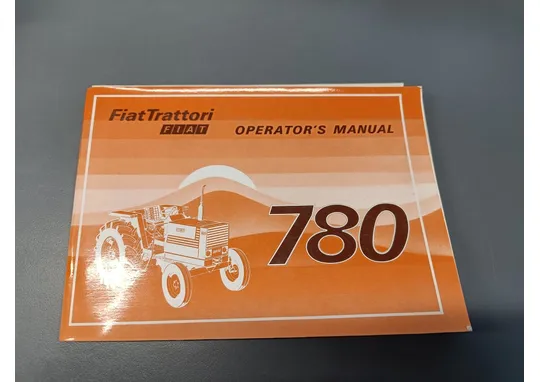 Fiat 780 ja 780DT käyttöohjekirja / englanninkielinen