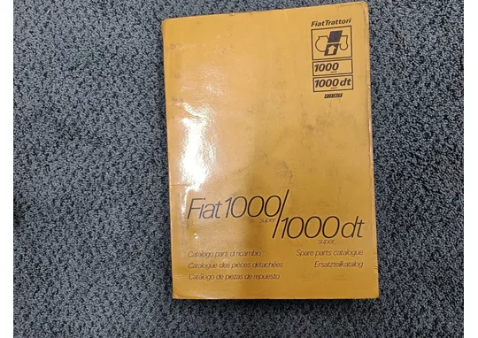 Fiat 1000 super, 1000 dt super / varaosakirja
