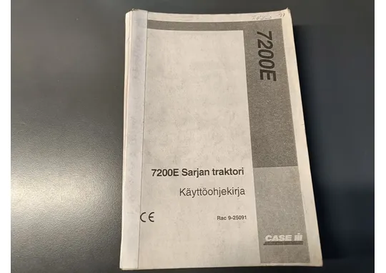 Case 7200E sarjan traktori / Käyttöohjekirja