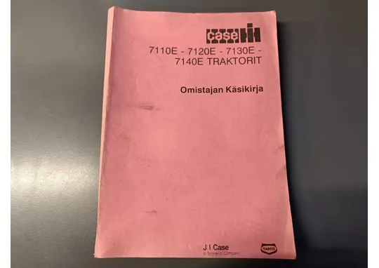 Case 7110E, 7120E, 7130E ja 7140E traktorit / Omistajan käsikirja