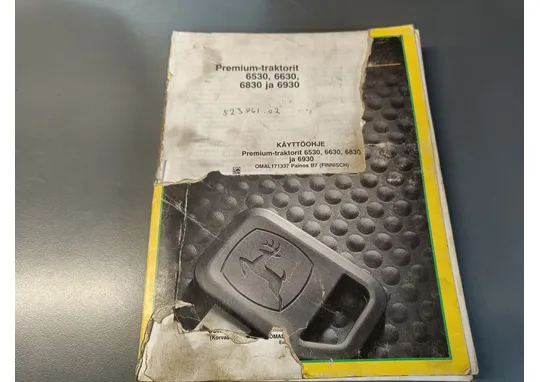 John Deere premium-traktorit 6530, 6630 / 6830 ja 6930 käyttöohjeet
