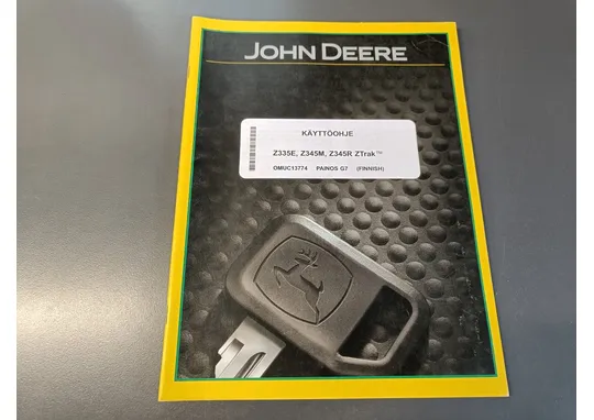 John Deere Z335E, Z345, Z345R ZTrak / Käyttöohje